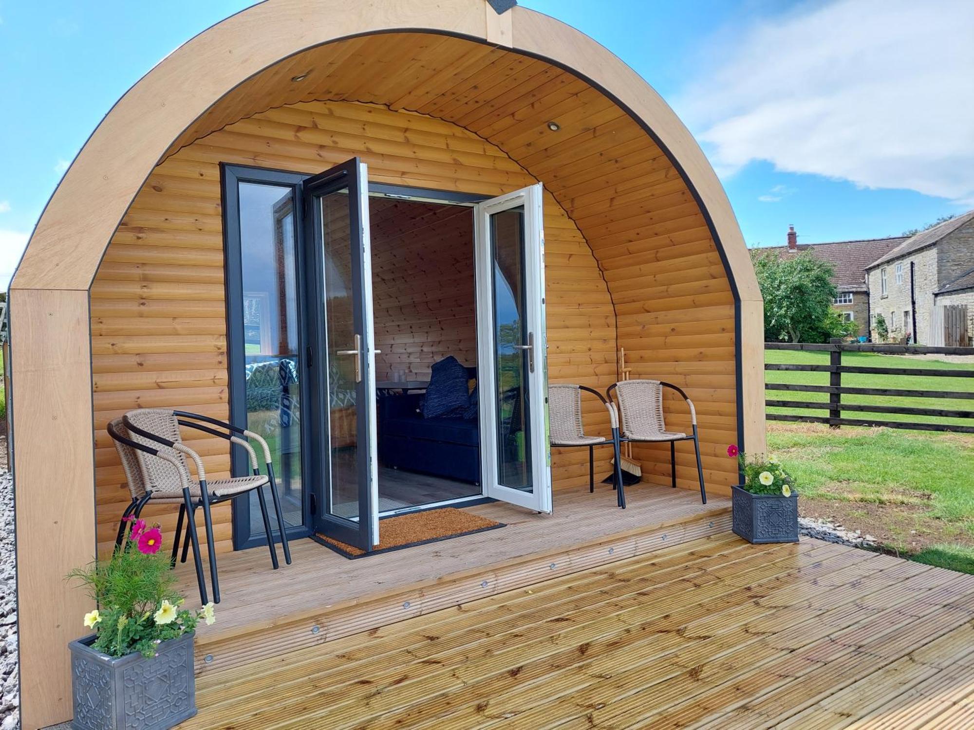 Ferienwohnung High Whashton Springs Glamping Pod, Richmond Yorks Exterior foto